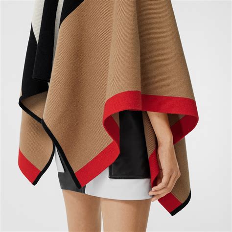 burberry sale cape town|burberry striped wool cashmere cape.